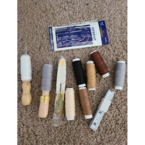 Upholstery Repair Kit 29-Pack, Leather Craft Tool Kit Leather Hand Sewing